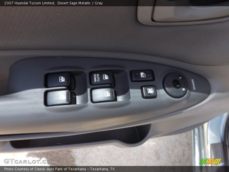 Desert Sage Metallic / Gray 2007 Hyundai Tucson Limited