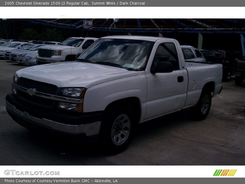 Summit White / Dark Charcoal 2005 Chevrolet Silverado 1500 LS Regular Cab