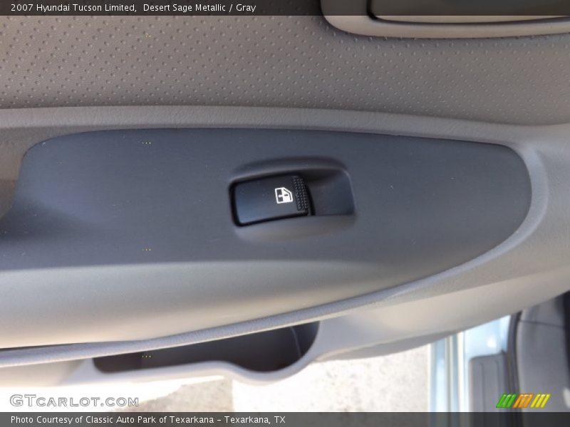 Desert Sage Metallic / Gray 2007 Hyundai Tucson Limited