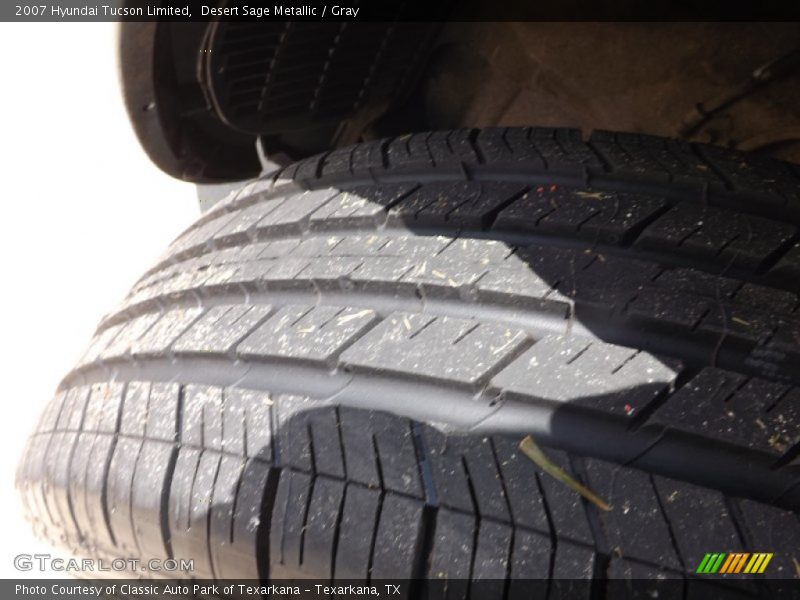 Desert Sage Metallic / Gray 2007 Hyundai Tucson Limited