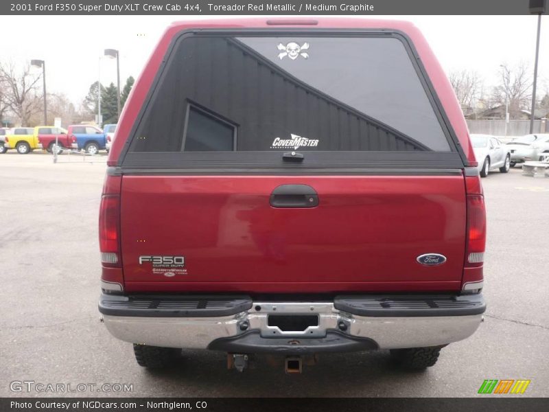 Toreador Red Metallic / Medium Graphite 2001 Ford F350 Super Duty XLT Crew Cab 4x4