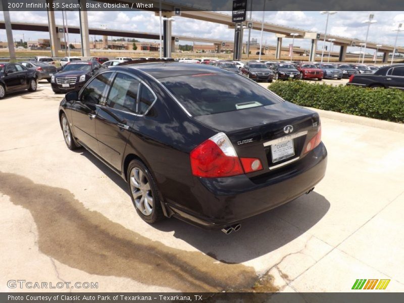 Black Obsidian / Wheat 2007 Infiniti M 35 Sedan