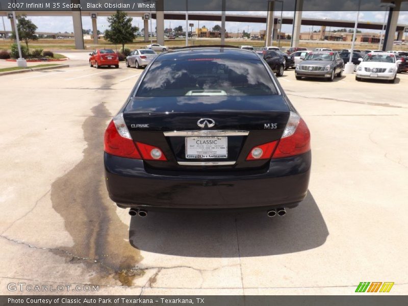 Black Obsidian / Wheat 2007 Infiniti M 35 Sedan