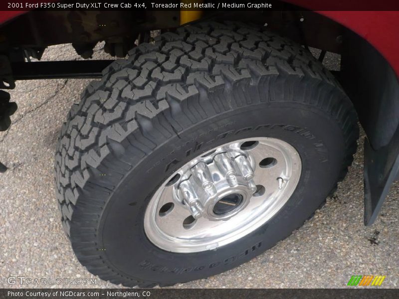 Toreador Red Metallic / Medium Graphite 2001 Ford F350 Super Duty XLT Crew Cab 4x4