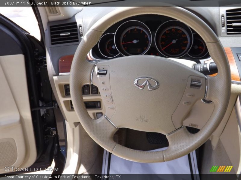 Black Obsidian / Wheat 2007 Infiniti M 35 Sedan