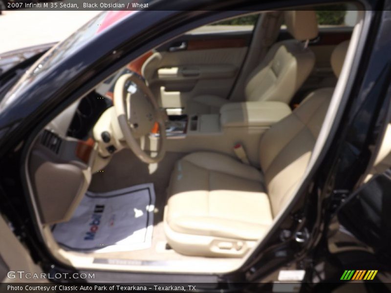 Black Obsidian / Wheat 2007 Infiniti M 35 Sedan