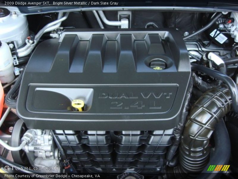 Bright Silver Metallic / Dark Slate Gray 2009 Dodge Avenger SXT
