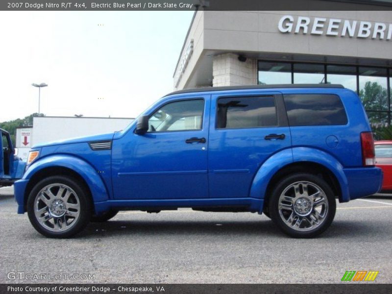 Electric Blue Pearl / Dark Slate Gray 2007 Dodge Nitro R/T 4x4