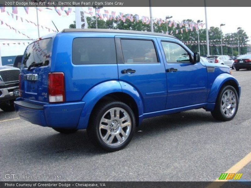 Electric Blue Pearl / Dark Slate Gray 2007 Dodge Nitro R/T 4x4