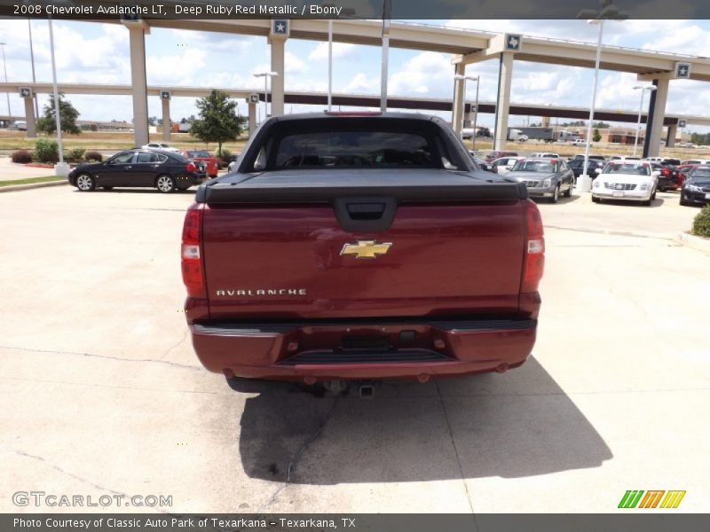 Deep Ruby Red Metallic / Ebony 2008 Chevrolet Avalanche LT