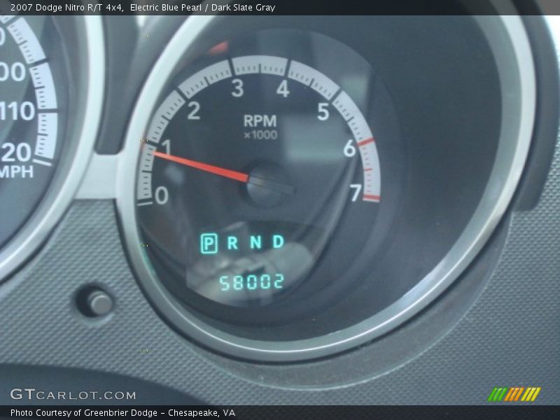 Electric Blue Pearl / Dark Slate Gray 2007 Dodge Nitro R/T 4x4