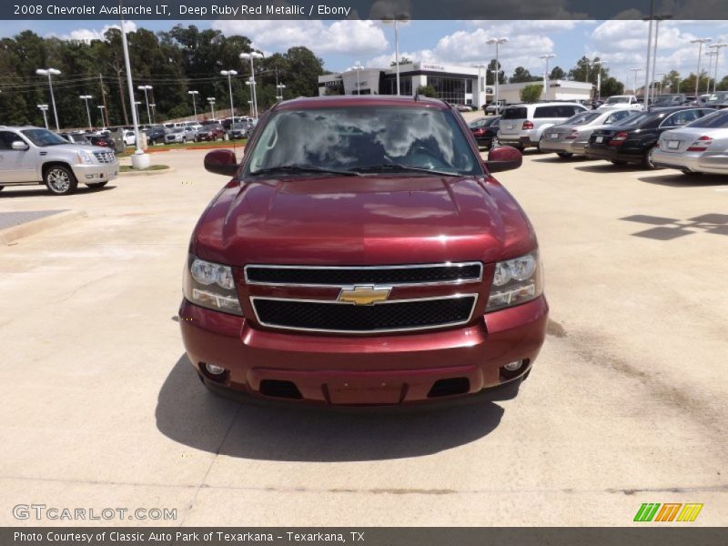 Deep Ruby Red Metallic / Ebony 2008 Chevrolet Avalanche LT