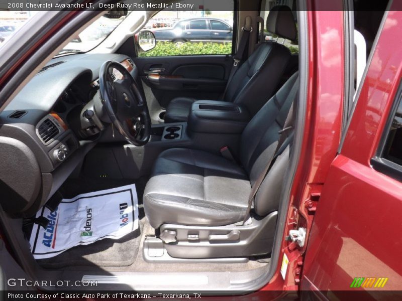 Deep Ruby Red Metallic / Ebony 2008 Chevrolet Avalanche LT