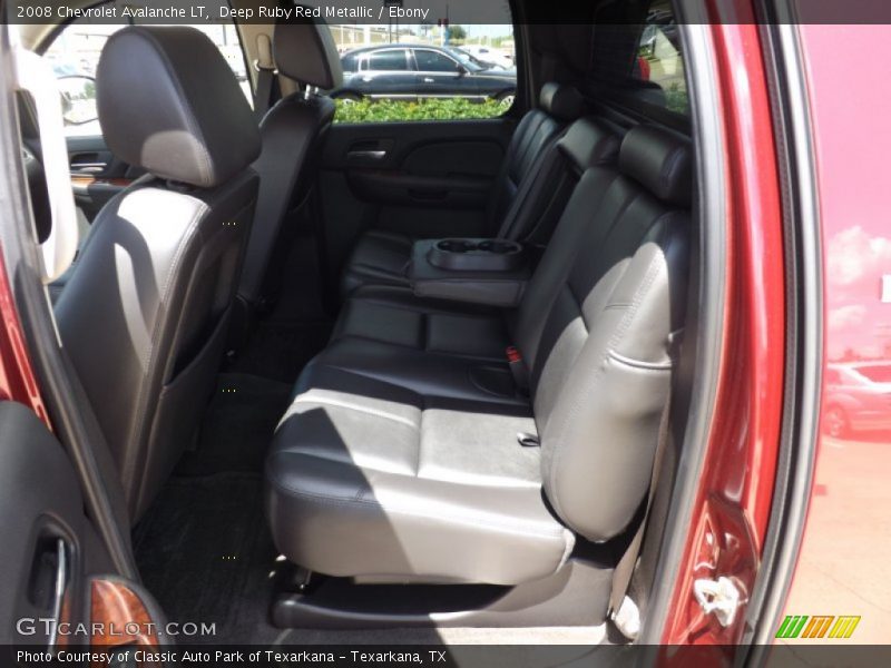 Deep Ruby Red Metallic / Ebony 2008 Chevrolet Avalanche LT