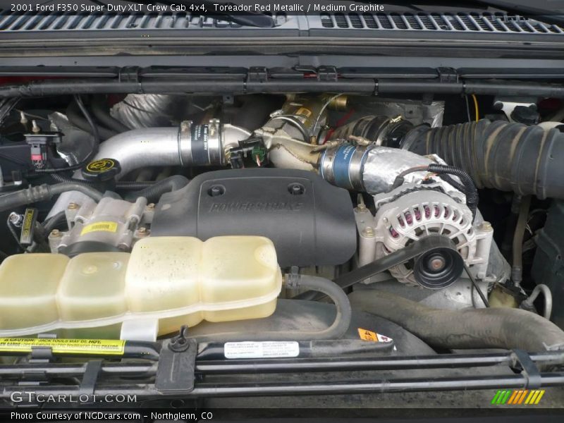 Toreador Red Metallic / Medium Graphite 2001 Ford F350 Super Duty XLT Crew Cab 4x4