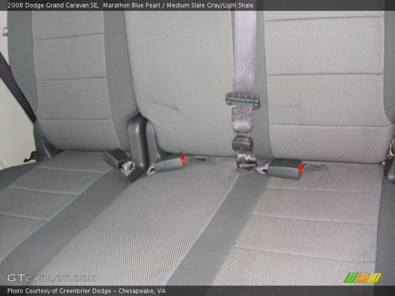 Marathon Blue Pearl / Medium Slate Gray/Light Shale 2008 Dodge Grand Caravan SE