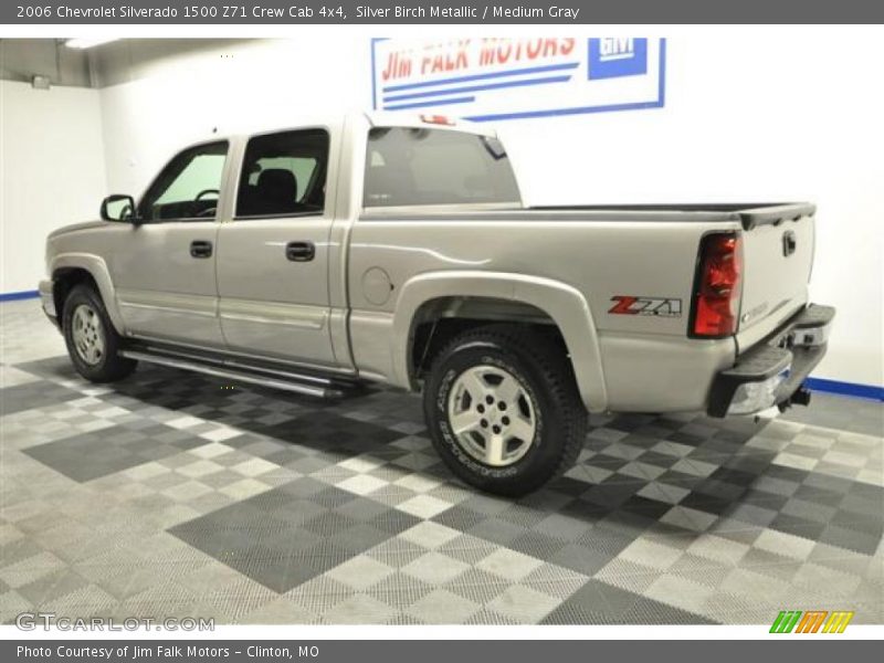 Silver Birch Metallic / Medium Gray 2006 Chevrolet Silverado 1500 Z71 Crew Cab 4x4