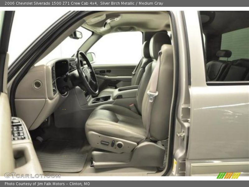 Silver Birch Metallic / Medium Gray 2006 Chevrolet Silverado 1500 Z71 Crew Cab 4x4