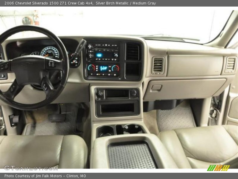 Silver Birch Metallic / Medium Gray 2006 Chevrolet Silverado 1500 Z71 Crew Cab 4x4