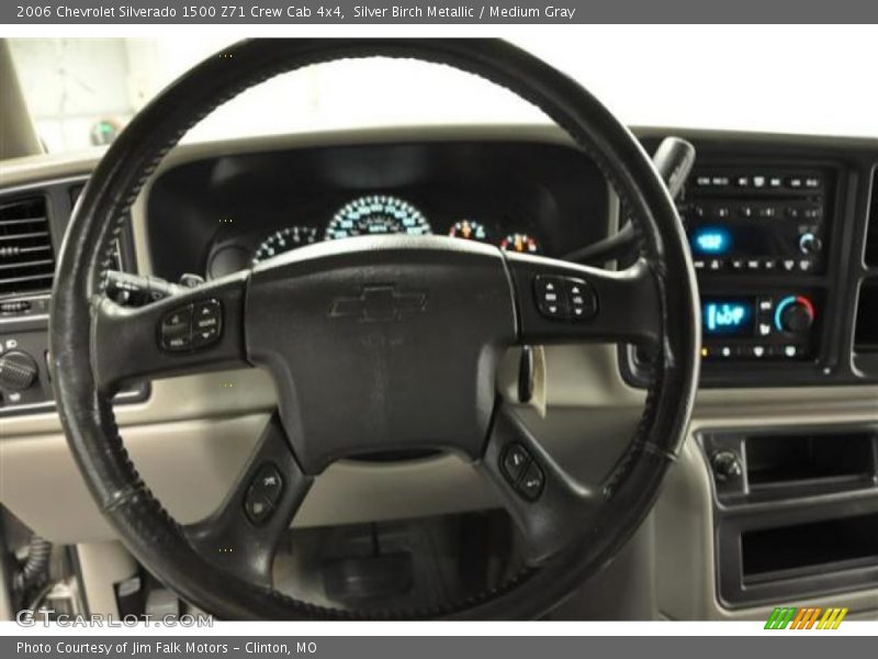Silver Birch Metallic / Medium Gray 2006 Chevrolet Silverado 1500 Z71 Crew Cab 4x4