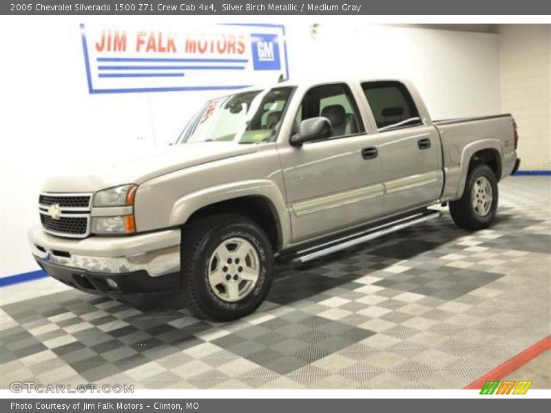 Silver Birch Metallic / Medium Gray 2006 Chevrolet Silverado 1500 Z71 Crew Cab 4x4