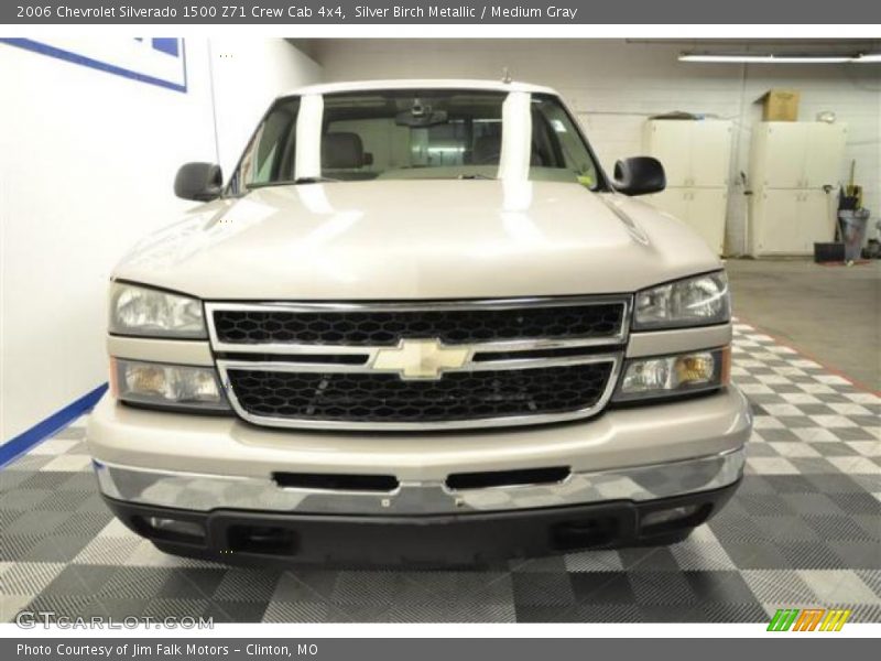 Silver Birch Metallic / Medium Gray 2006 Chevrolet Silverado 1500 Z71 Crew Cab 4x4