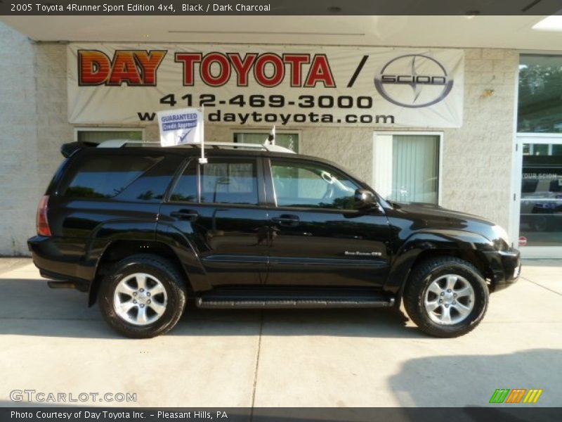 Black / Dark Charcoal 2005 Toyota 4Runner Sport Edition 4x4