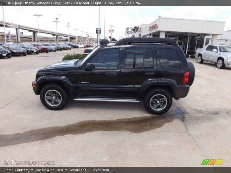 Black Clearcoat / Light Taupe/Dark Slate Gray 2004 Jeep Liberty Renegade 4x4