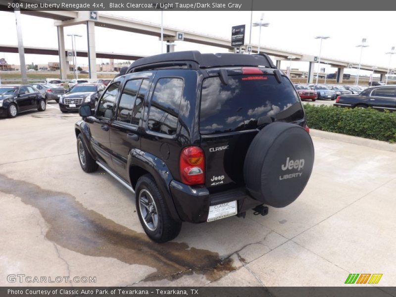 Black Clearcoat / Light Taupe/Dark Slate Gray 2004 Jeep Liberty Renegade 4x4