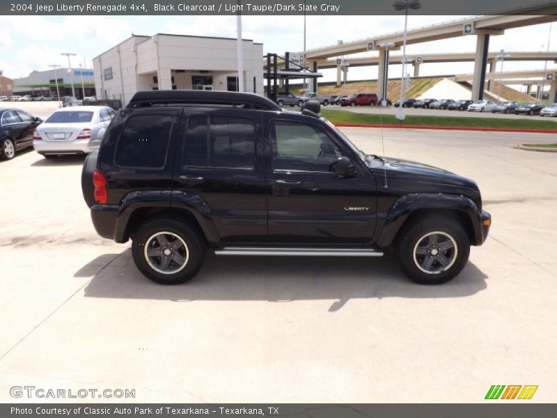 Black Clearcoat / Light Taupe/Dark Slate Gray 2004 Jeep Liberty Renegade 4x4