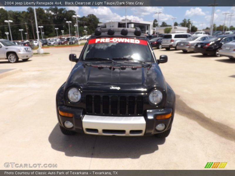 Black Clearcoat / Light Taupe/Dark Slate Gray 2004 Jeep Liberty Renegade 4x4