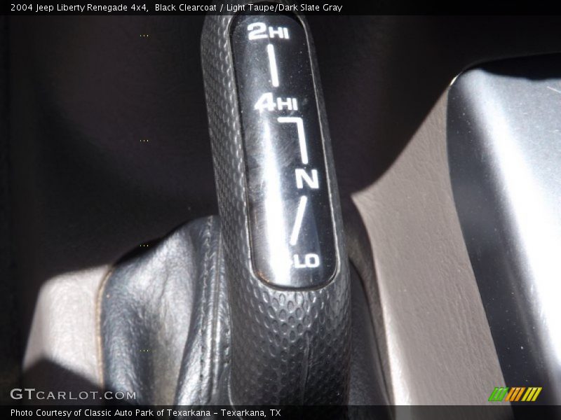 Black Clearcoat / Light Taupe/Dark Slate Gray 2004 Jeep Liberty Renegade 4x4