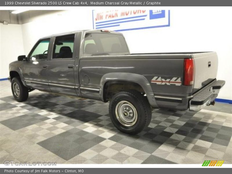 Medium Charcoal Gray Metallic / Graphite 1999 Chevrolet Silverado 2500 LS Crew Cab 4x4