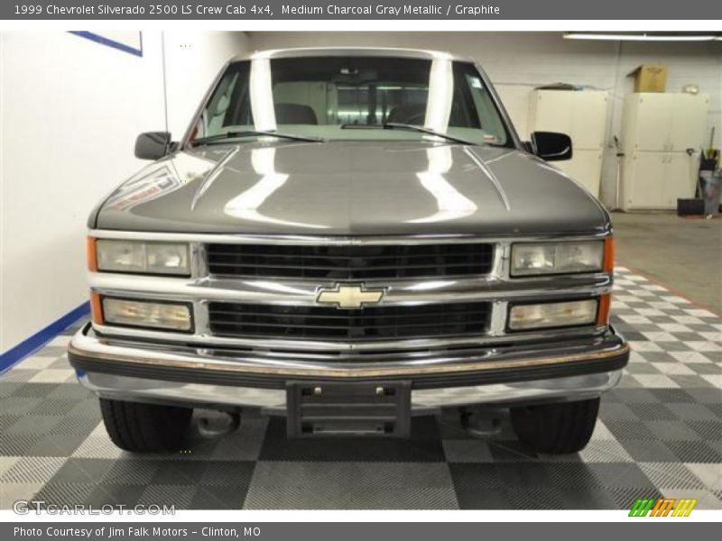 Medium Charcoal Gray Metallic / Graphite 1999 Chevrolet Silverado 2500 LS Crew Cab 4x4