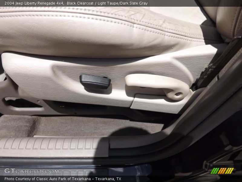 Black Clearcoat / Light Taupe/Dark Slate Gray 2004 Jeep Liberty Renegade 4x4