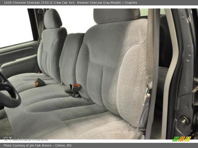 Medium Charcoal Gray Metallic / Graphite 1999 Chevrolet Silverado 2500 LS Crew Cab 4x4