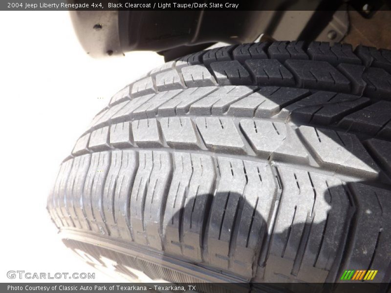 Black Clearcoat / Light Taupe/Dark Slate Gray 2004 Jeep Liberty Renegade 4x4