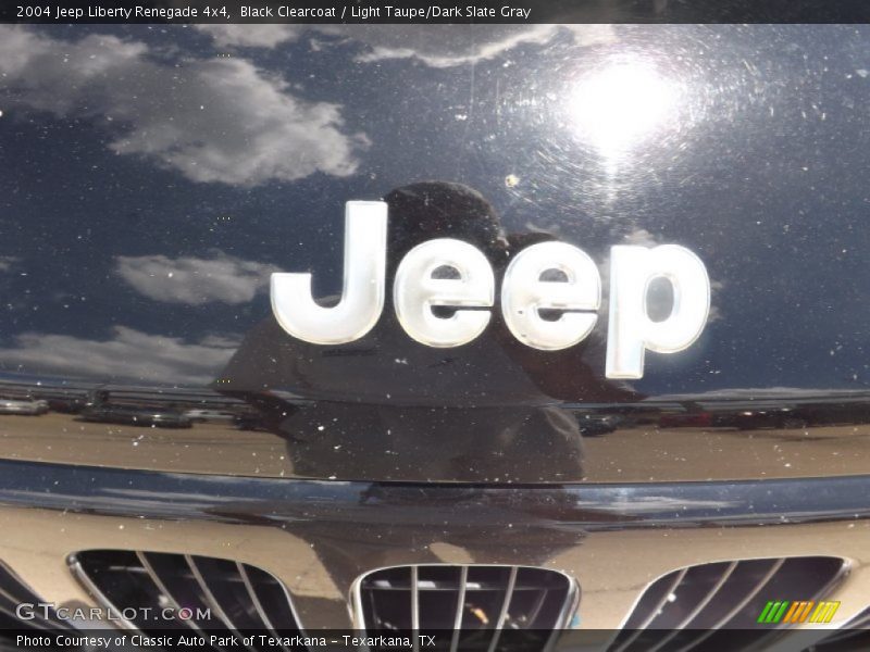 Black Clearcoat / Light Taupe/Dark Slate Gray 2004 Jeep Liberty Renegade 4x4