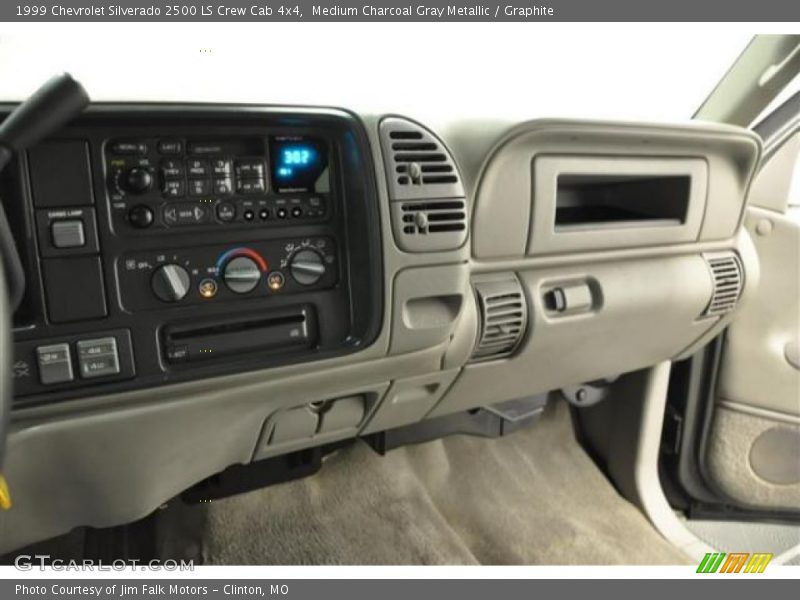 Medium Charcoal Gray Metallic / Graphite 1999 Chevrolet Silverado 2500 LS Crew Cab 4x4