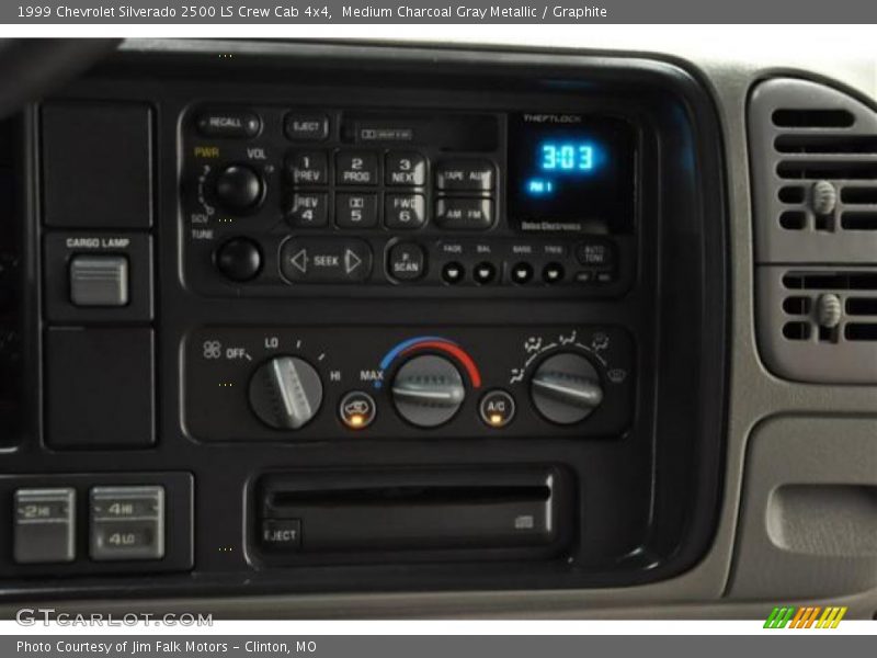 Medium Charcoal Gray Metallic / Graphite 1999 Chevrolet Silverado 2500 LS Crew Cab 4x4