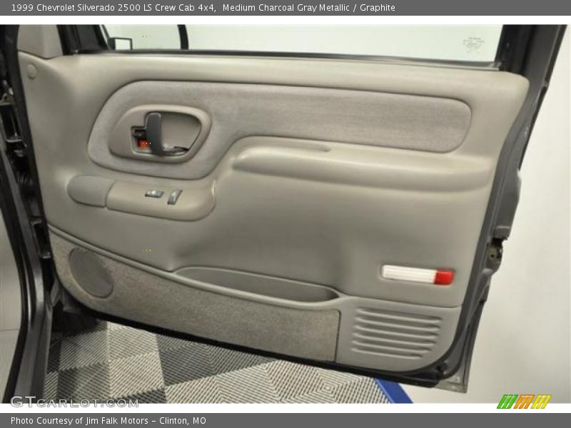 Medium Charcoal Gray Metallic / Graphite 1999 Chevrolet Silverado 2500 LS Crew Cab 4x4