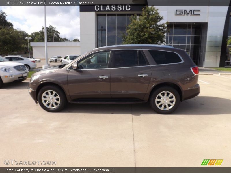 Cocoa Metallic / Cashmere 2012 Buick Enclave FWD