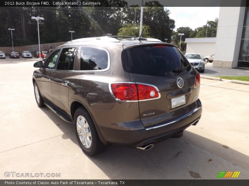 Cocoa Metallic / Cashmere 2012 Buick Enclave FWD