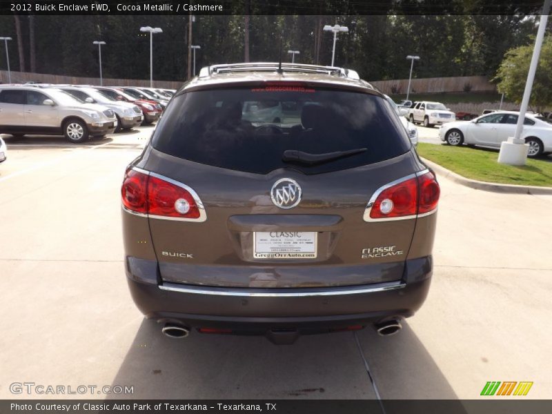 Cocoa Metallic / Cashmere 2012 Buick Enclave FWD