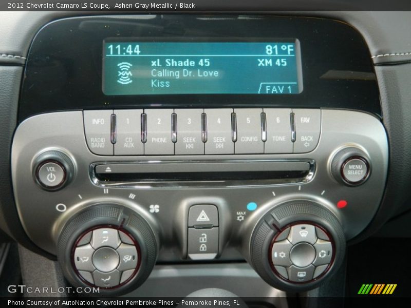 Audio System of 2012 Camaro LS Coupe