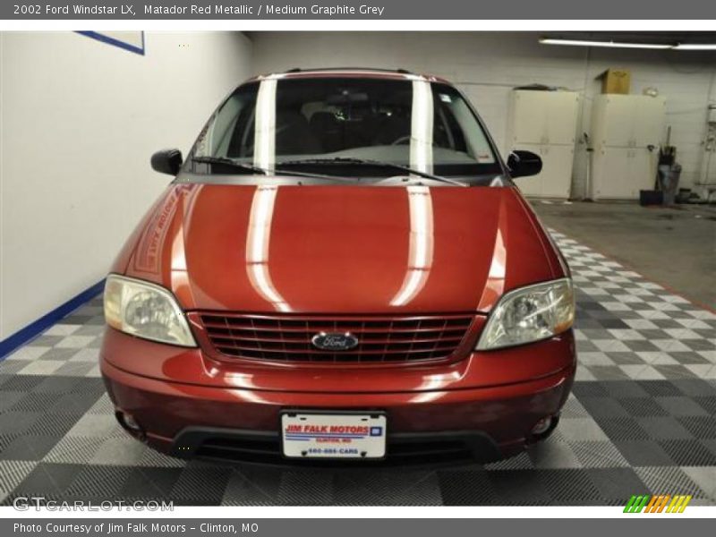 Matador Red Metallic / Medium Graphite Grey 2002 Ford Windstar LX