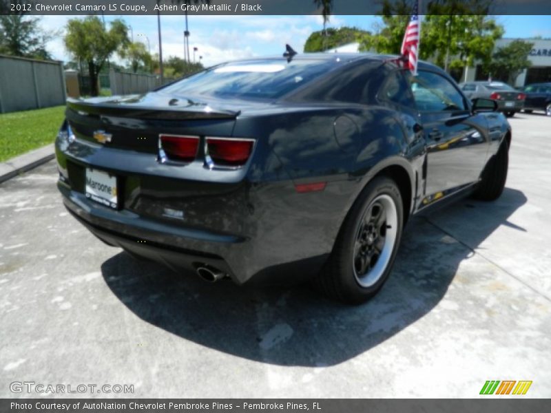 Ashen Gray Metallic / Black 2012 Chevrolet Camaro LS Coupe