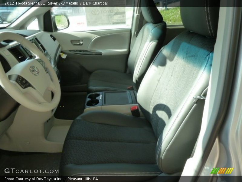 Silver Sky Metallic / Dark Charcoal 2012 Toyota Sienna SE