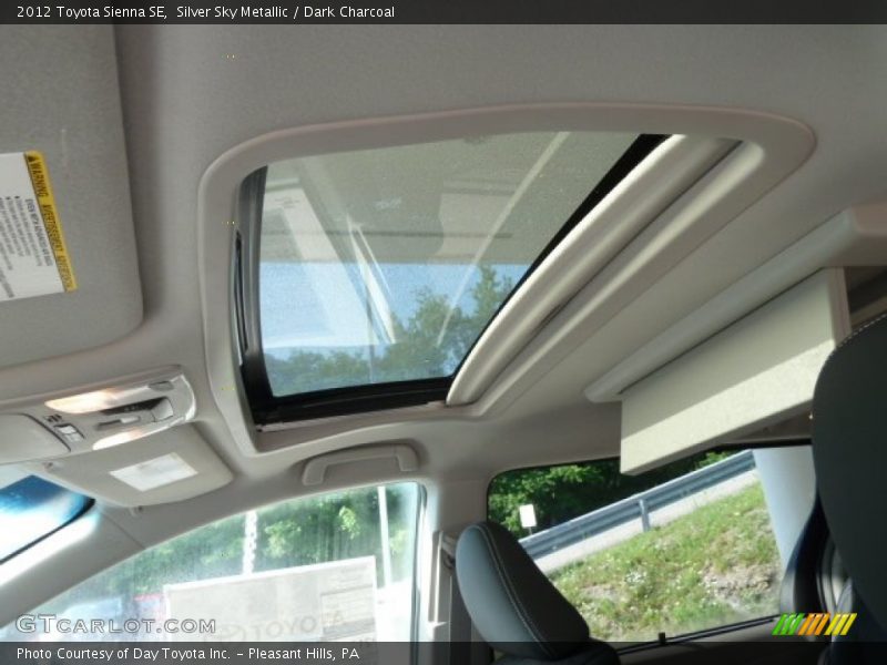 Silver Sky Metallic / Dark Charcoal 2012 Toyota Sienna SE