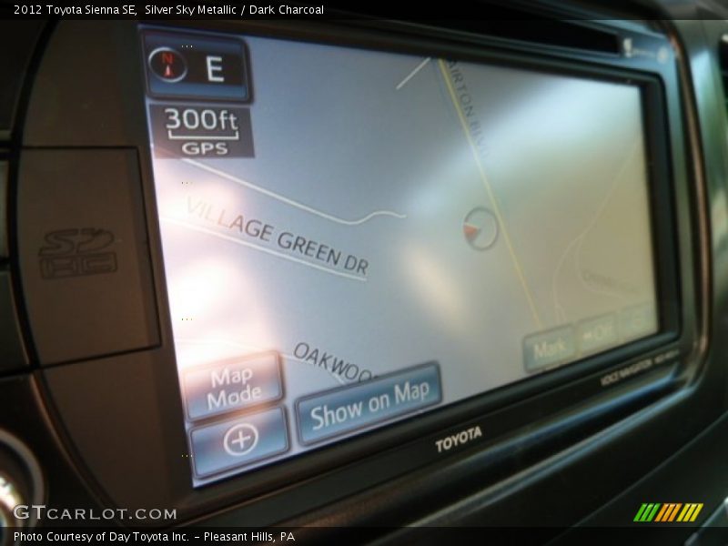 Silver Sky Metallic / Dark Charcoal 2012 Toyota Sienna SE